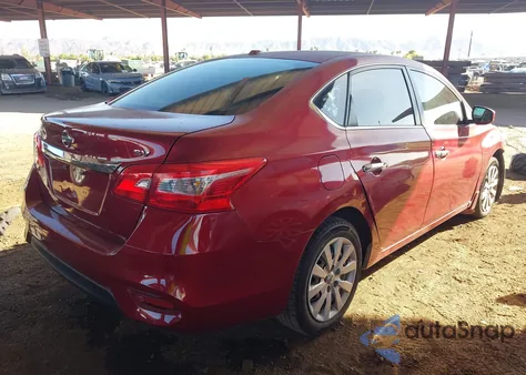 2017 Nissan Sentra Sv из США, поврежденный, VIN 3N1AB7APXHY369035